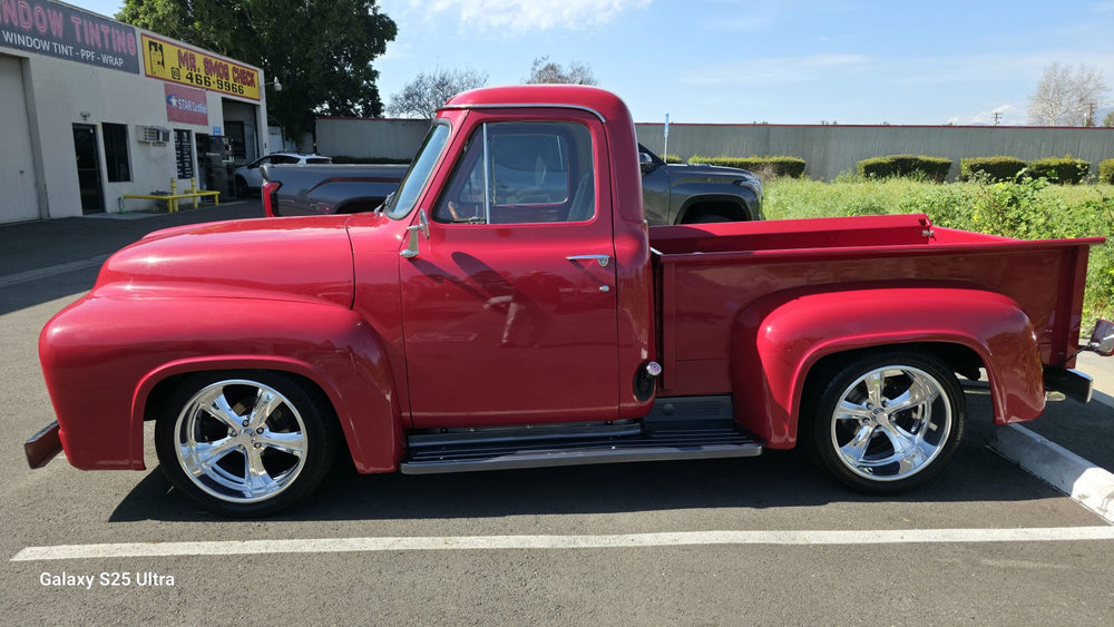 1954 Ford F100 with Intro Kingman wheels, photo 2 of 3