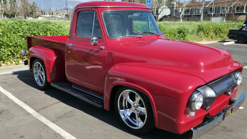 1954 Ford F100 with Intro Kingman wheels, photo 3 of 3